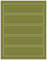 Olive Soho Belt Labels 1 3/4 x 7 1/2 (5 per sheet - 5 sheets per pack)