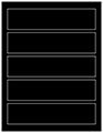 Black Soho Belt Labels 1 3/4 x 7 1/2 (5 per sheet - 5 sheets per pack)