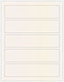 White Gold Soho Belt Labels 1 3/4 x 7 1/2 (5 per sheet - 5 sheets per pack)