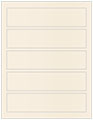 Pearlized Latte Soho Belt Labels 1 3/4 x 7 1/2 (5 per sheet - 5 sheets per pack)