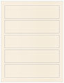 Pearlized Latte Soho Belt Labels 1 3/4 x 7 1/2 (5 per sheet - 5 sheets per pack)