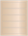 Nude Soho Belt Labels 1 3/4 x 7 1/2 (5 per sheet - 5 sheets per pack)