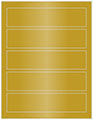 Rich Gold Soho Belt Labels 1 3/4 x 7 1/2 (5 per sheet - 5 sheets per pack)
