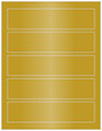 Rich Gold Soho Belt Labels 1 3/4 x 7 1/2 (5 per sheet - 5 sheets per pack)