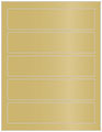 Gold Leaf Soho Belt Labels 1 3/4 x 7 1/2 (5 per sheet - 5 sheets per pack)