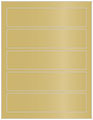 Gold Leaf Soho Belt Labels 1 3/4 x 7 1/2 (5 per sheet - 5 sheets per pack)