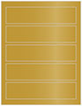 Antique Gold Soho Belt Labels 1 3/4 x 7 1/2 (5 per sheet - 5 sheets per pack)