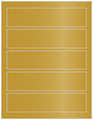 Antique Gold Soho Belt Labels 1 3/4 x 7 1/2 (5 per sheet - 5 sheets per pack)