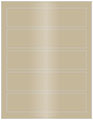 Sand Soho Belt Labels 1 3/4 x 7 1/2 (5 per sheet - 5 sheets per pack)