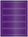 Purple Soho Belt Labels 1 3/4 x 7 1/2 (5 per sheet - 5 sheets per pack)