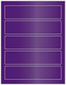 Purple Soho Belt Labels 1 3/4 x 7 1/2 (5 per sheet - 5 sheets per pack)