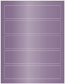 Metallic Purple Soho Belt Labels 1 3/4 x 7 1/2 (5 per sheet - 5 sheets per pack)