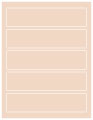 Coral Soho Belt Labels 1 3/4 x 7 1/2 (5 per sheet - 5 sheets per pack)