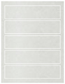 Lustre Soho Belt Labels 1 3/4 x 7 1/2 (5 per sheet - 5 sheets per pack)