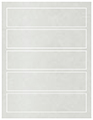 Lustre Soho Belt Labels 1 3/4 x 7 1/2 (5 per sheet - 5 sheets per pack)