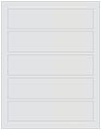 Silver Soho Belt Labels 1 3/4 x 7 1/2 (5 per sheet - 5 sheets per pack)