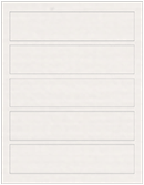 Linen Natural White Soho Belt Labels 1 3/4 x 7 1/2 (5 per sheet - 5 sheets per pack)