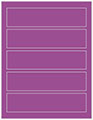 Plum Punch Soho Belt Labels 1 3/4 x 7 1/2 (5 per sheet - 5 sheets per pack)