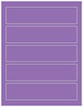 Grape Jelly Soho Belt Labels 1 3/4 x 7 1/2 (5 per sheet - 5 sheets per pack)