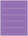 Grape Jelly Soho Belt Labels 1 3/4 x 7 1/2 (5 per sheet - 5 sheets per pack)