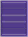 Indigo Soho Belt Labels 1 3/4 x 7 1/2 (5 per sheet - 5 sheets per pack)