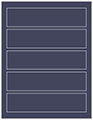 Cobalt Soho Belt Labels 1 3/4 x 7 1/2 (5 per sheet - 5 sheets per pack)