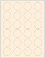 Old Lace Soho Round Labels (24 per sheet - 5 sheets per pack)