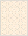 Old Lace Soho Round Labels (24 per sheet - 5 sheets per pack)