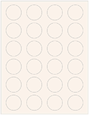 Old Lace Soho Round Labels (24 per sheet - 5 sheets per pack)