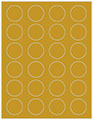 Serengeti Soho Round Labels (24 per sheet - 5 sheets per pack)