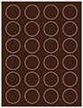 Coco Soho Round Labels (24 per sheet - 5 sheets per pack)