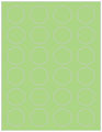 Pistachio Soho Round Labels (24 per sheet - 5 sheets per pack)
