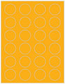 Bumble Bee Soho Round Labels (24 per sheet - 5 sheets per pack)