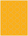 Bumble Bee Soho Round Labels (24 per sheet - 5 sheets per pack)