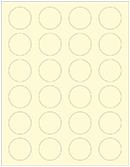 Sugared Lemon Soho Round Labels (24 per sheet - 5 sheets per pack)