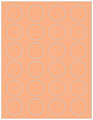 Ginger Soho Round Labels (24 per sheet - 5 sheets per pack)
