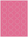 Peony Soho Round Labels (24 per sheet - 5 sheets per pack)