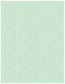 Green Tea Soho Round Labels (24 per sheet - 5 sheets per pack)