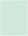 Mist Soho Round Labels (24 per sheet - 5 sheets per pack)