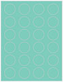 South Beach Soho Round Labels (24 per sheet - 5 sheets per pack)
