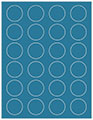 Ocean Soho Round Labels (24 per sheet - 5 sheets per pack)
