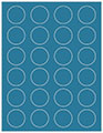 Ocean Soho Round Labels (24 per sheet - 5 sheets per pack)