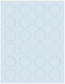 Blue Feather Soho Round Labels (24 per sheet - 5 sheets per pack)