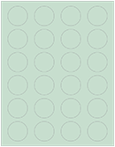 Tiffany Blue Soho Round Labels (24 per sheet - 5 sheets per pack)