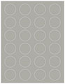 Fog Soho Round Labels (24 per sheet - 5 sheets per pack)