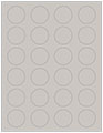 Soho Grey Soho Round Labels (24 per sheet - 5 sheets per pack)