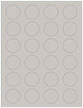 Soho Grey Soho Round Labels (24 per sheet - 5 sheets per pack)