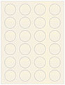 Quartz Soho Round Labels (24 per sheet - 5 sheets per pack)