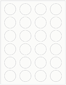 Quartz Soho Round Labels (24 per sheet - 5 sheets per pack)