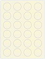Opal Soho Round Labels (24 per sheet - 5 sheets per pack)